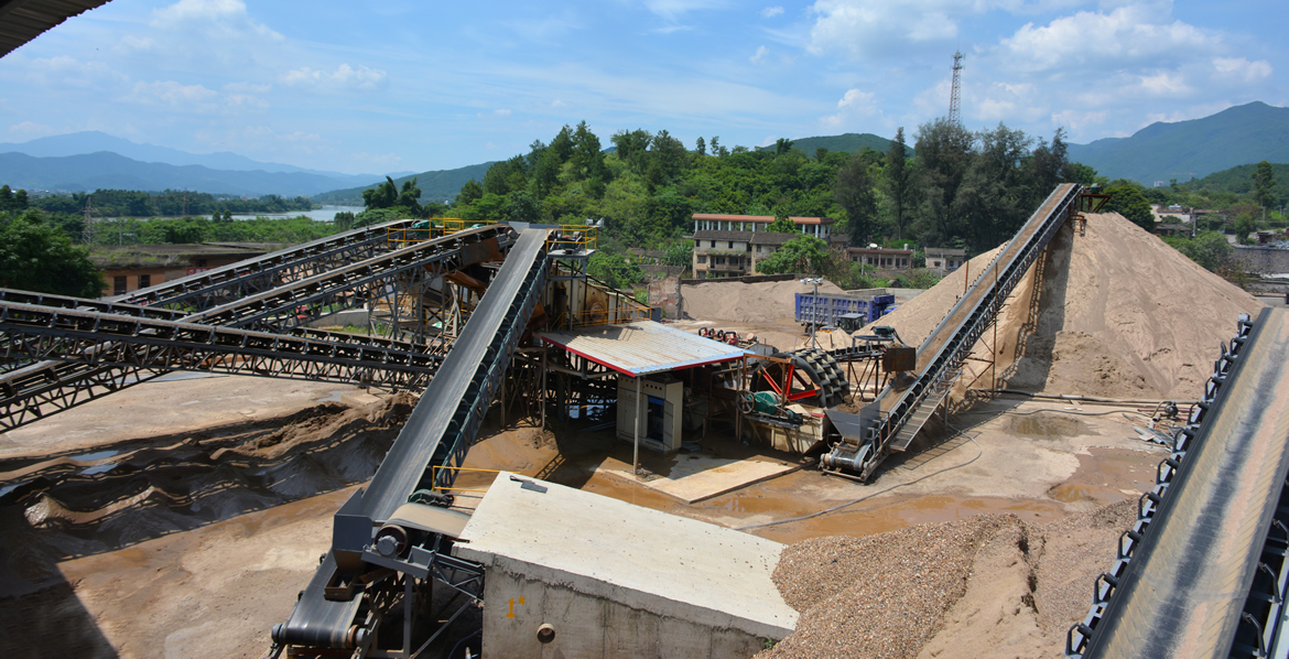 150 tph andesite crushing and reshaping production line