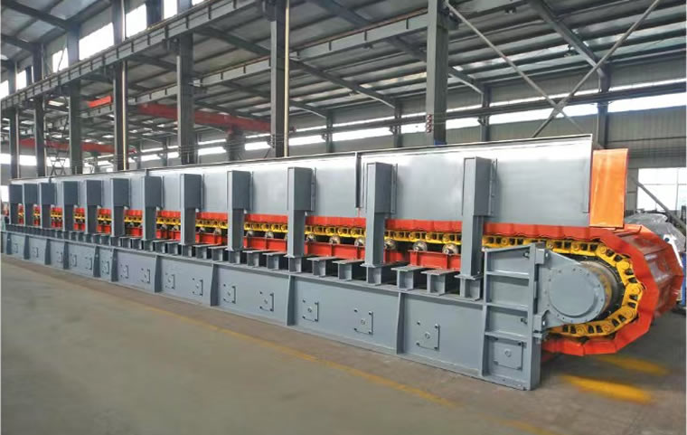 Heavy duty apron feeder