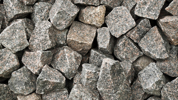 Granite crushing and processing line