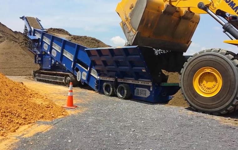Radial Truck Unloader